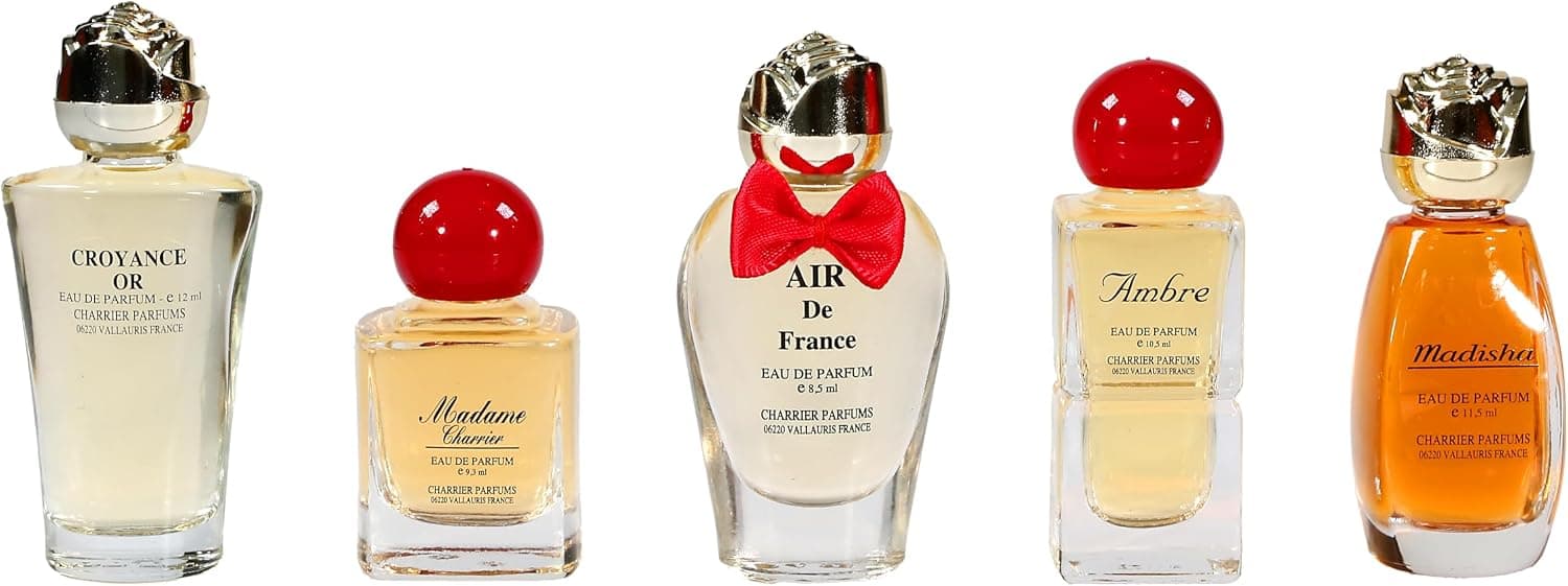 ست هدیه 5 تایی عطر Charrier Parfums Collection Luxe Eau de Parfum 49, 7 ml ست هدیه 5 تایی عطر Charrier Parfums Collection Luxe Eau de Parfum 49, 7 ml