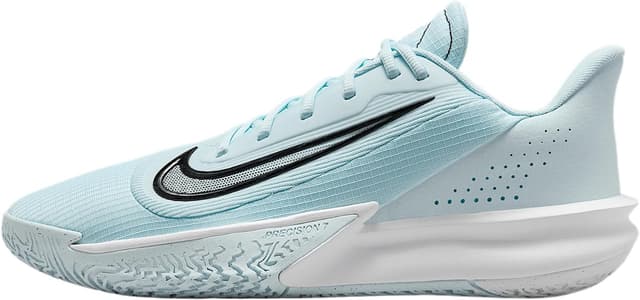 کفش بسکتبال مردانه Nike Precision 7 آبی یخی/سفید/لیمویی روشن/مشکی مدل FN4322-401 کفش بسکتبال مردانه Nike Precision 7 آبی یخی/سفید/لیمویی روشن/مشکی مدل FN4322-401