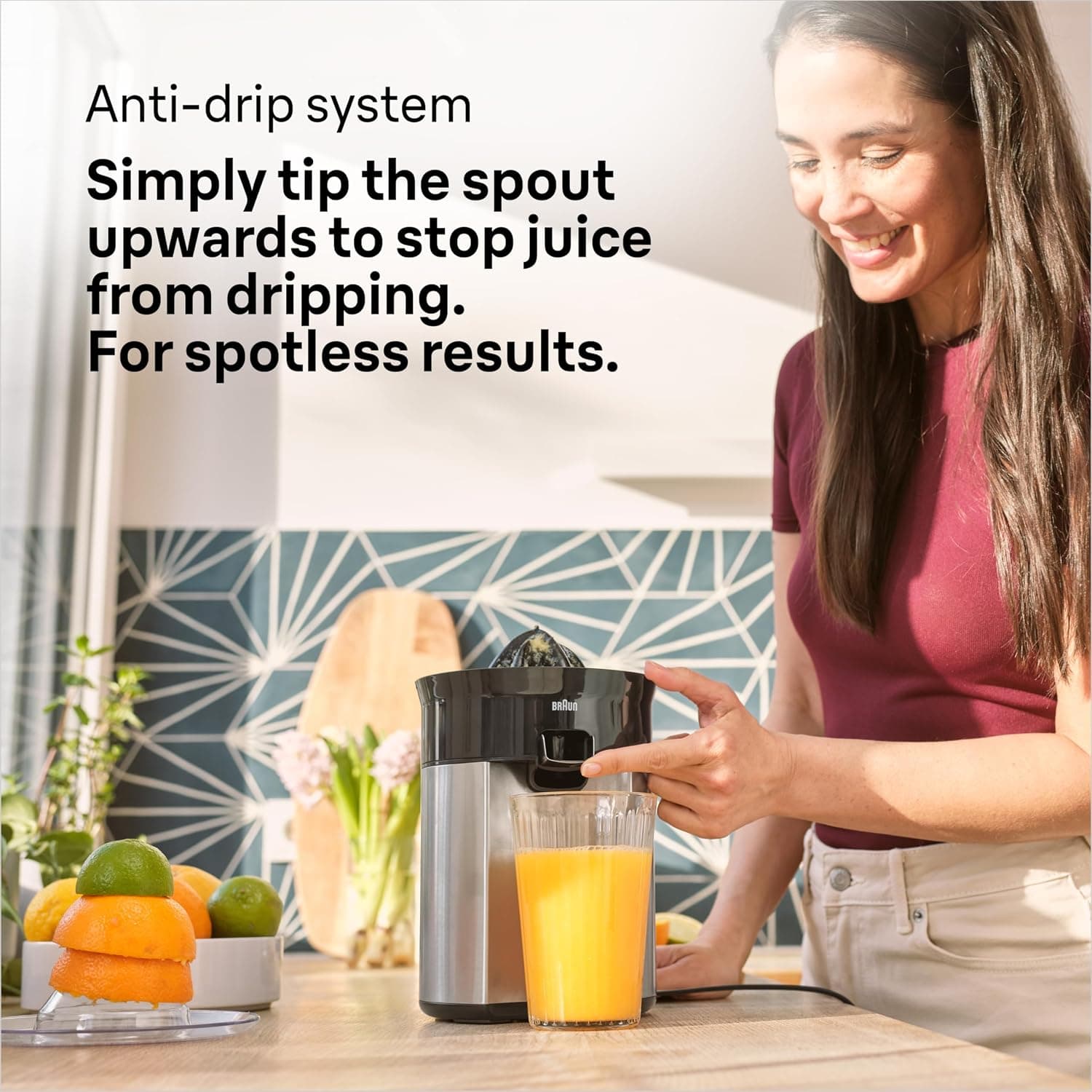 آبمیوهگیری مرکبات Braun Citrus Quick 5 مدل CJ 5050 مشکی فلزی آبمیوهگیری مرکبات Braun Citrus Quick 5 مدل CJ 5050 مشکی فلزی