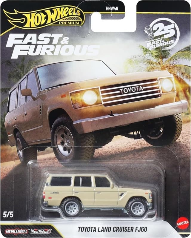 ماشین اسباببازی Hot Wheels ویژه ۲۵ سالگی Fast & Furious مدل TOYOTA LAND CRUISER FJ60 HNW46 - JHW76 ماشین اسباببازی Hot Wheels ویژه ۲۵ سالگی Fast & Furious مدل TOYOTA LAND CRUISER FJ60 HNW46 - JHW76