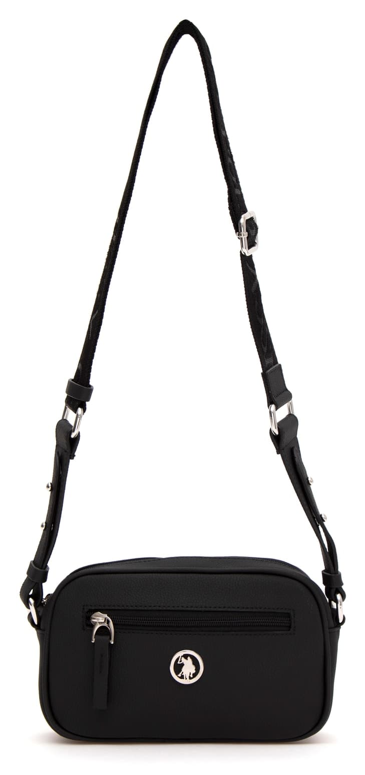 کیف دوشی زنانه U.S. Polo Assn. مشکی مورب مدل 50293652-VR046 کیف دوشی زنانه U.S. Polo Assn. مشکی مورب مدل 50293652-VR046