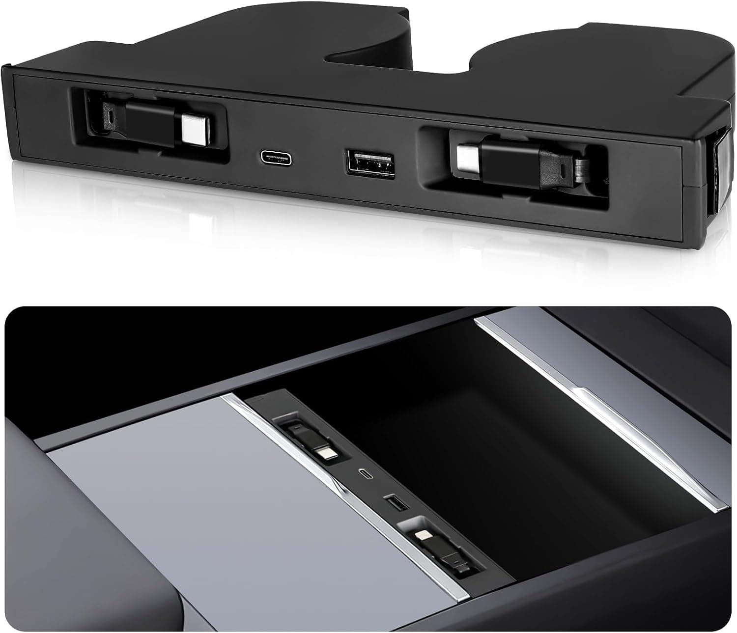 هاب USB دوپورت Type-C DGXWLLW مخصوص Tesla Model Y Juniper 3 Highland Y L هاب USB دوپورت Type-C DGXWLLW مخصوص Tesla Model Y Juniper 3 Highland Y L