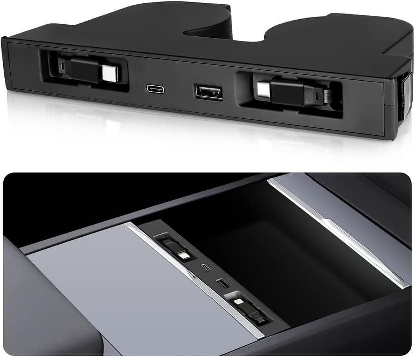 هاب USB دوپورت Type-C DGXWLLW مخصوص Tesla Model Y Juniper 3 Highland Y L هاب USB دوپورت Type-C DGXWLLW مخصوص Tesla Model Y Juniper 3 Highland Y L