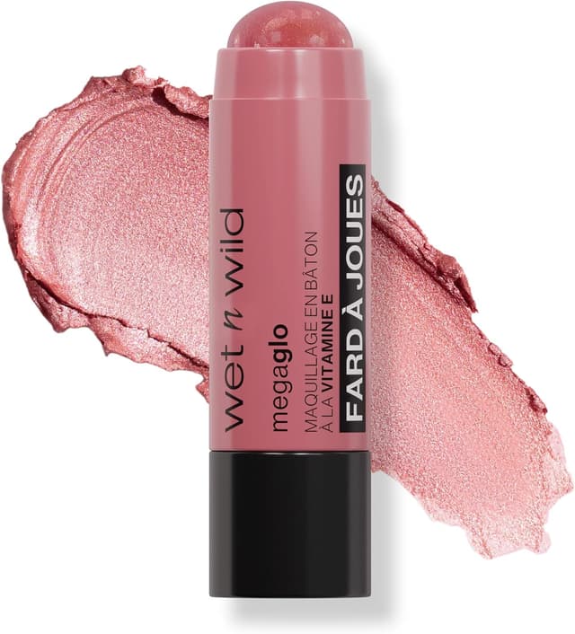 استیک آرایشی Wet n Wild Mega Glo وگان و بدون تست حیوانی رنگ صورتی غبارآلود استیک آرایشی Wet n Wild Mega Glo وگان و بدون تست حیوانی رنگ صورتی غبارآلود