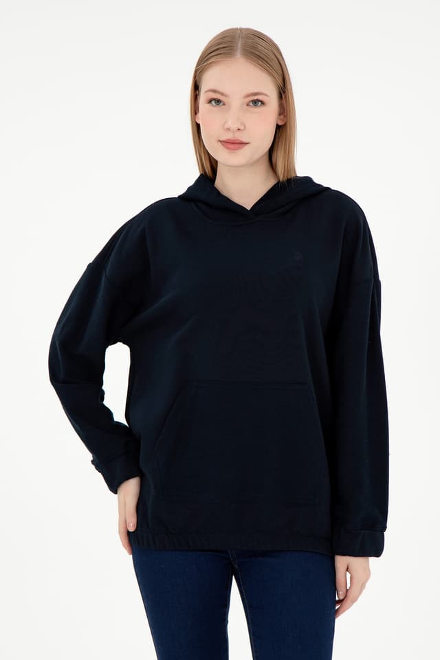 سویشرت زنانه U.S. Polo Assn. سرمهای با کلاه مدل 50291264-VR033 سویشرت زنانه U.S. Polo Assn. سرمهای با کلاه مدل 50291264-VR033