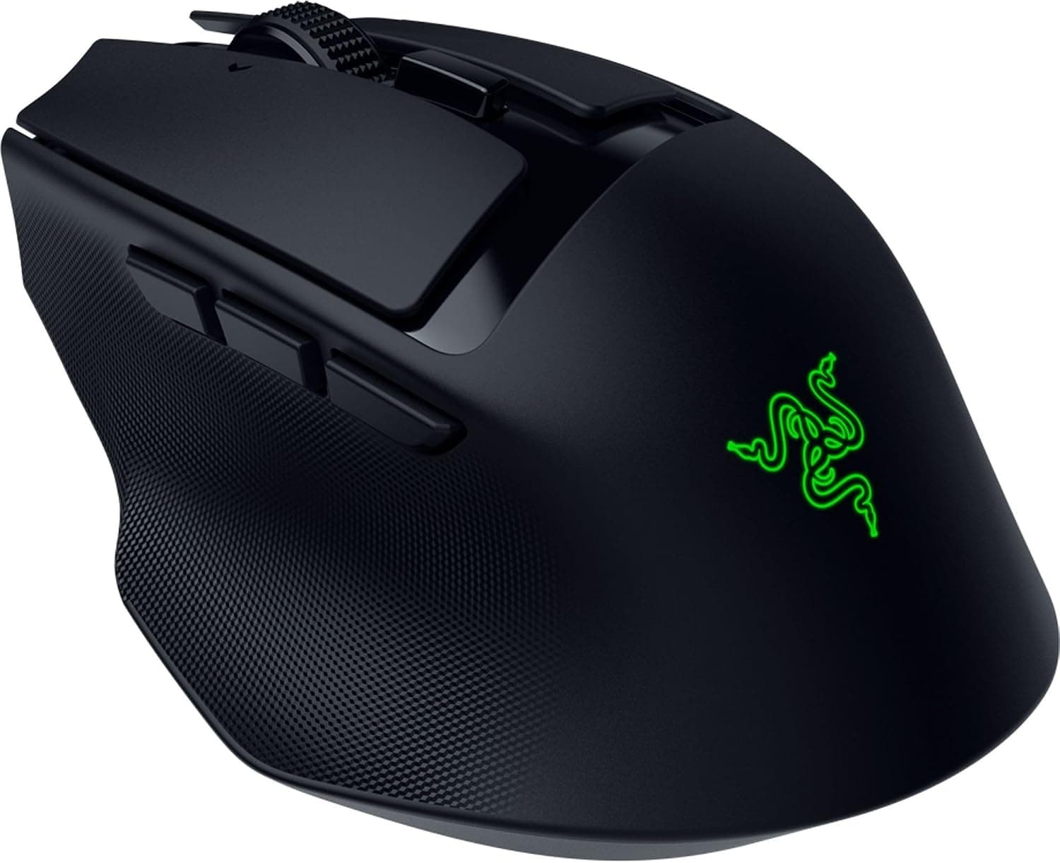 ماوس بازی بیسیم Razer Basilisk Mobile کوچک و ارگونومیک با حسگر Focus X 18K و اتصال سهحالته مشکی ماوس بازی بیسیم Razer Basilisk Mobile کوچک و ارگونومیک با حسگر Focus X 18K و اتصال سهحالته مشکی