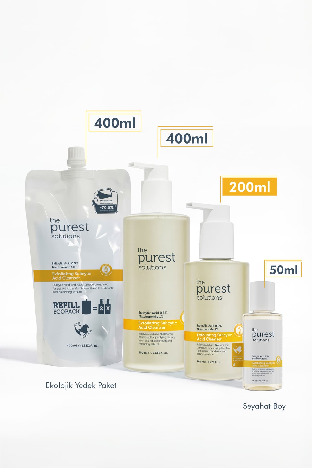 ژل شستوشوی پوست چرب و مختلط The Purest Solutions ضدجوش سرسیاه 200 ml ژل شستوشوی پوست چرب و مختلط The Purest Solutions ضدجوش سرسیاه 200 ml