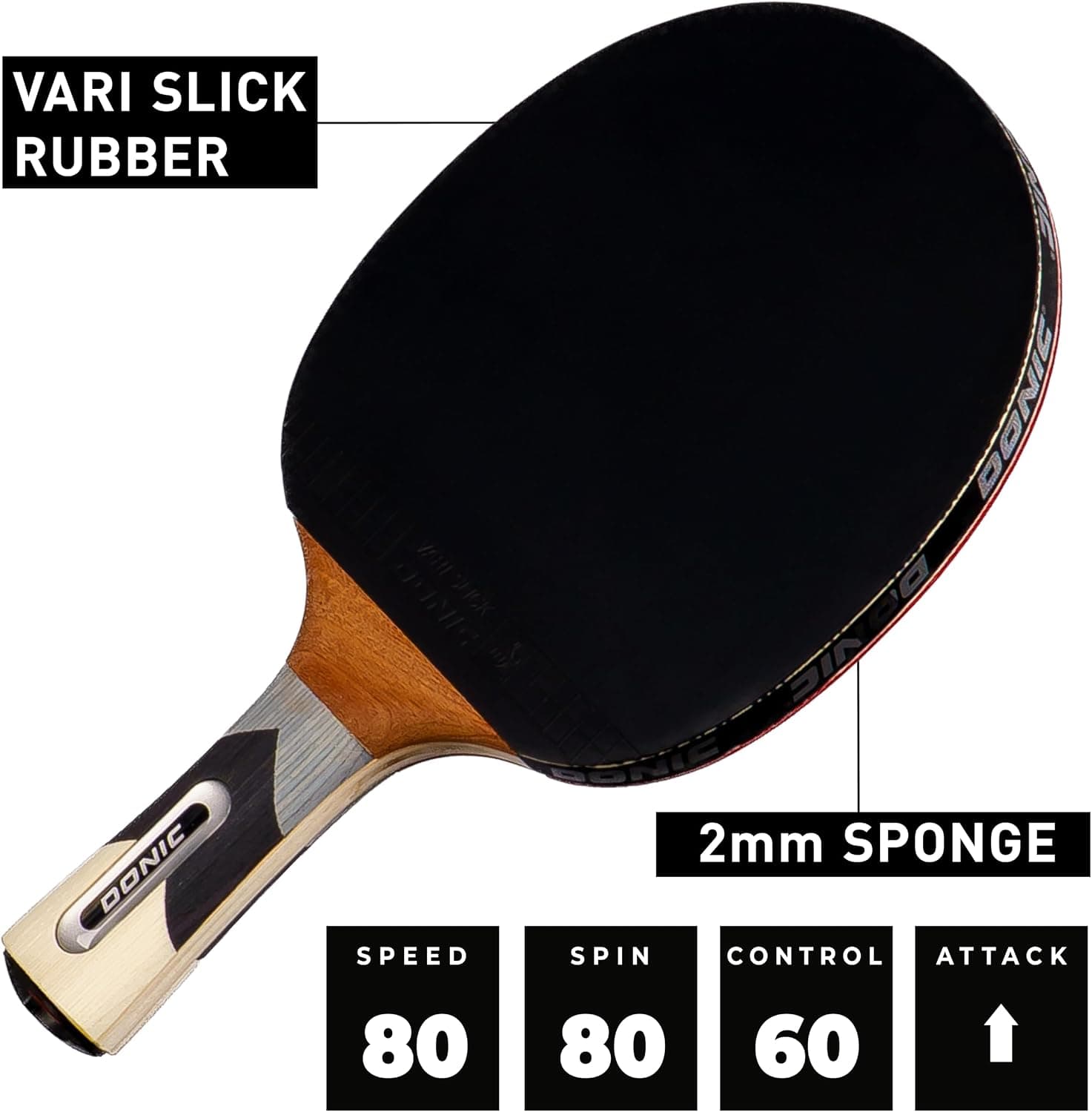 راکت تنیس روی میز Donic-Schildkröt Waldner 700 با دسته ABP، اسفنج 2,0 mm و رویه 3-Stern ITTF مدل 754872 راکت تنیس روی میز Donic-Schildkröt Waldner 700 با دسته ABP، اسفنج 2,0 mm و رویه 3-Stern ITTF مدل 754872