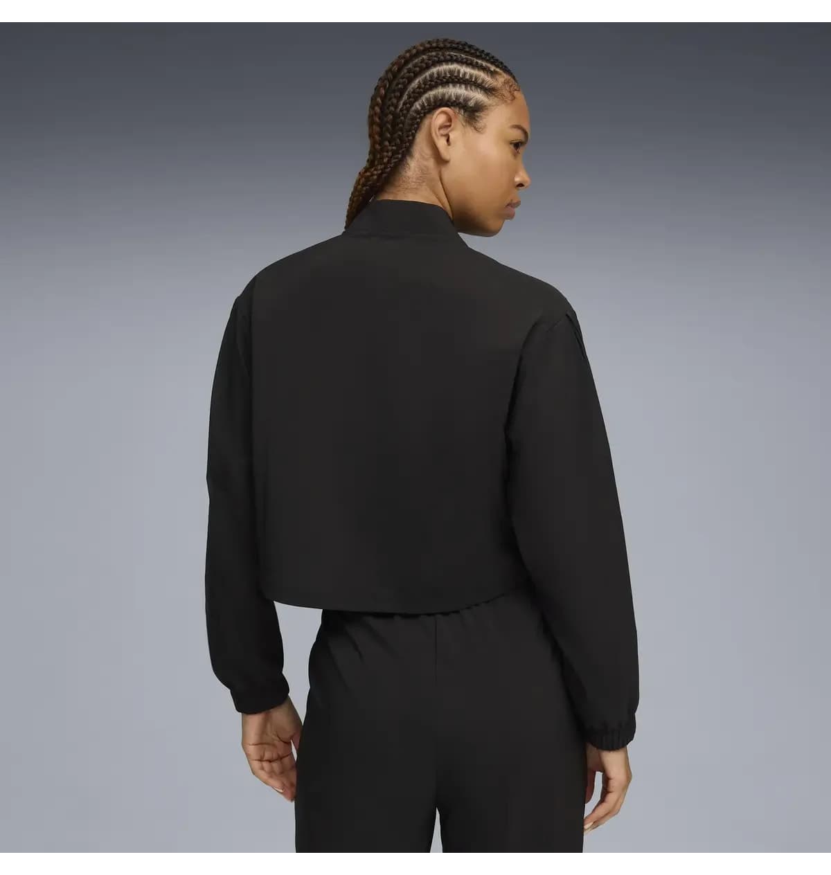 ژاکت زنانه Puma مشکی با زیپ مدل FASHION JACKET ژاکت زنانه Puma مشکی با زیپ مدل FASHION JACKET