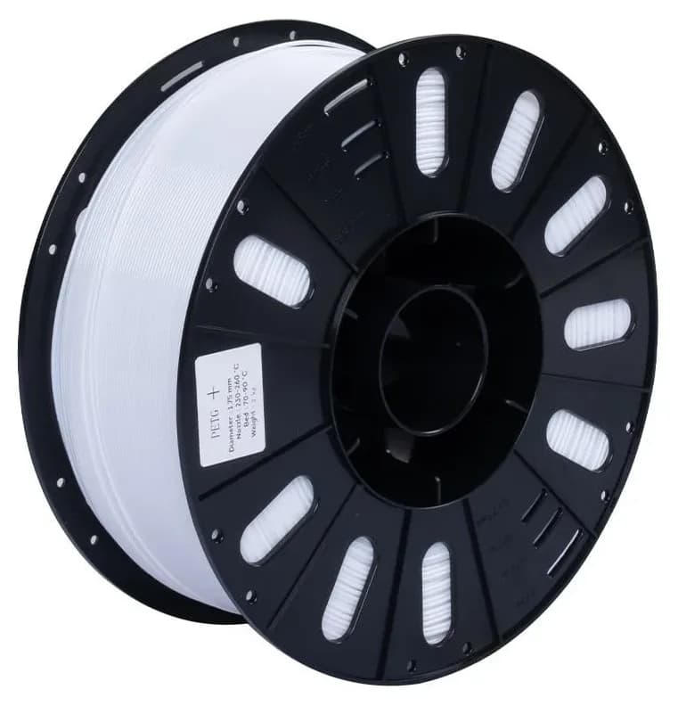 فیلامنت پرینتر سه بعدی Beta Filament PETG+ سفید 3KG فیلامنت پرینتر سه بعدی Beta Filament PETG+ سفید 3KG