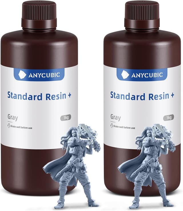 رزین پرینتر سه بعدی ANYCUBIC استاندارد 405nm کیورینگ سریع خاکستری رزین پرینتر سه بعدی ANYCUBIC استاندارد 405nm کیورینگ سریع خاکستری