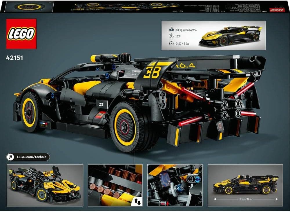 لگو مدل Technic Bugatti Bolide 42151 لگو مدل Technic Bugatti Bolide 42151