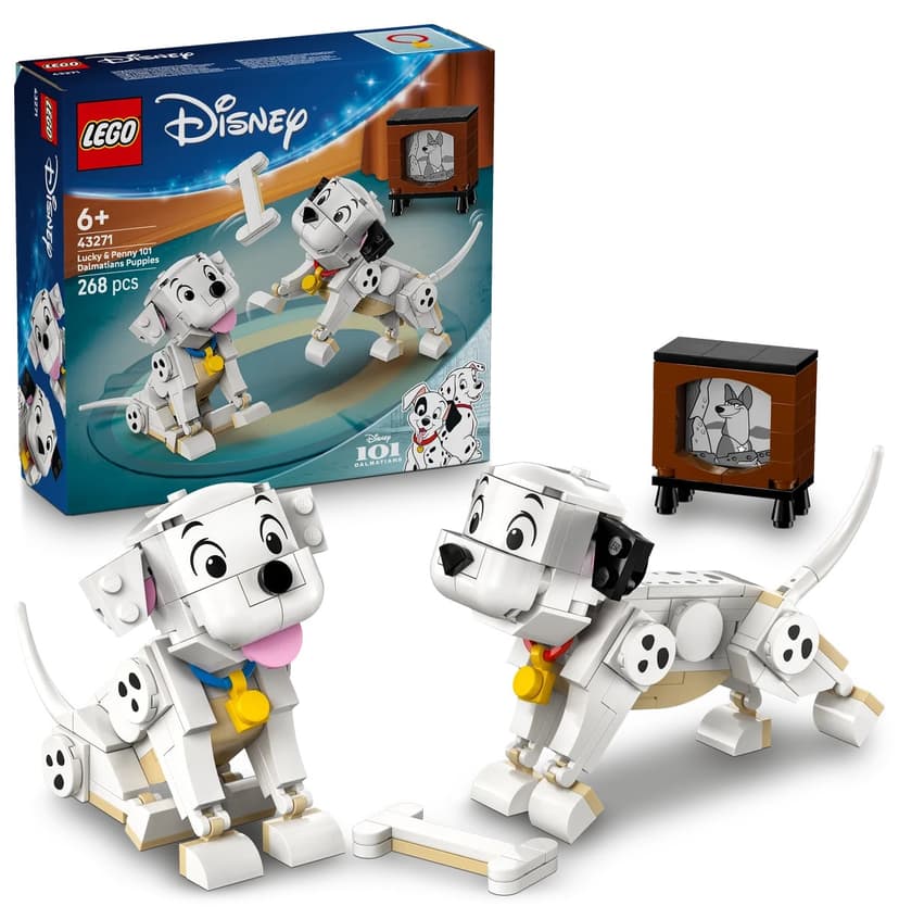 لگو 43271 برای کودکان 6+، Disney Lucky و Penny از 101 سگ خالدار،، 268 قطعه لگو 43271 برای کودکان 6+، Disney Lucky و Penny از 101 سگ خالدار،، 268 قطعه