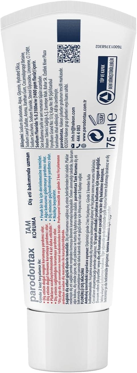 خمیردندان مراقبت کامل از لثه Parodontax 75 ml خمیردندان مراقبت کامل از لثه Parodontax 75 ml