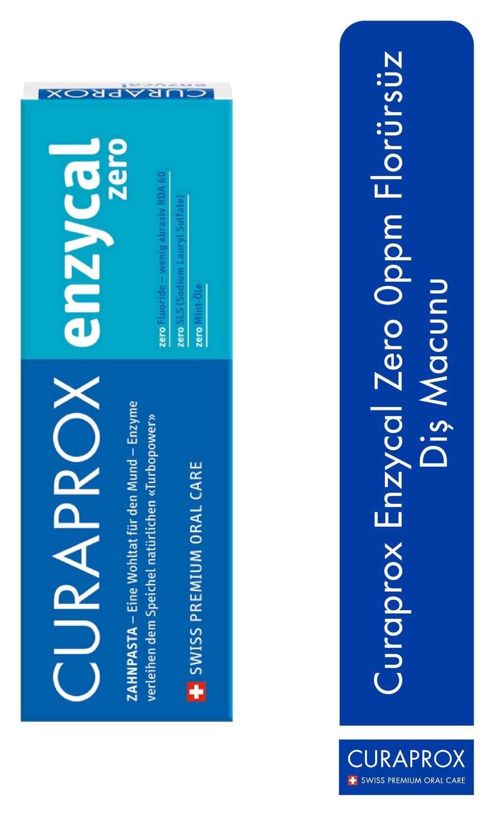 خمیر دندان Curaprox Enzycal Zero بدون فلوراید 75ml خمیر دندان Curaprox Enzycal Zero بدون فلوراید 75ml