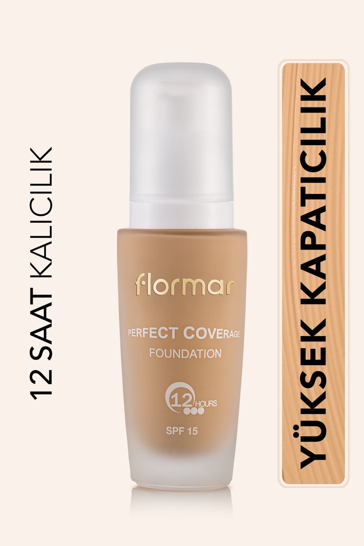 فاندیشن Flormar پوشش قوی پایه آبی زیرتون خنثی Perfect Coverage شماره 102 فاندیشن Flormar پوشش قوی پایه آبی زیرتون خنثی Perfect Coverage شماره 102