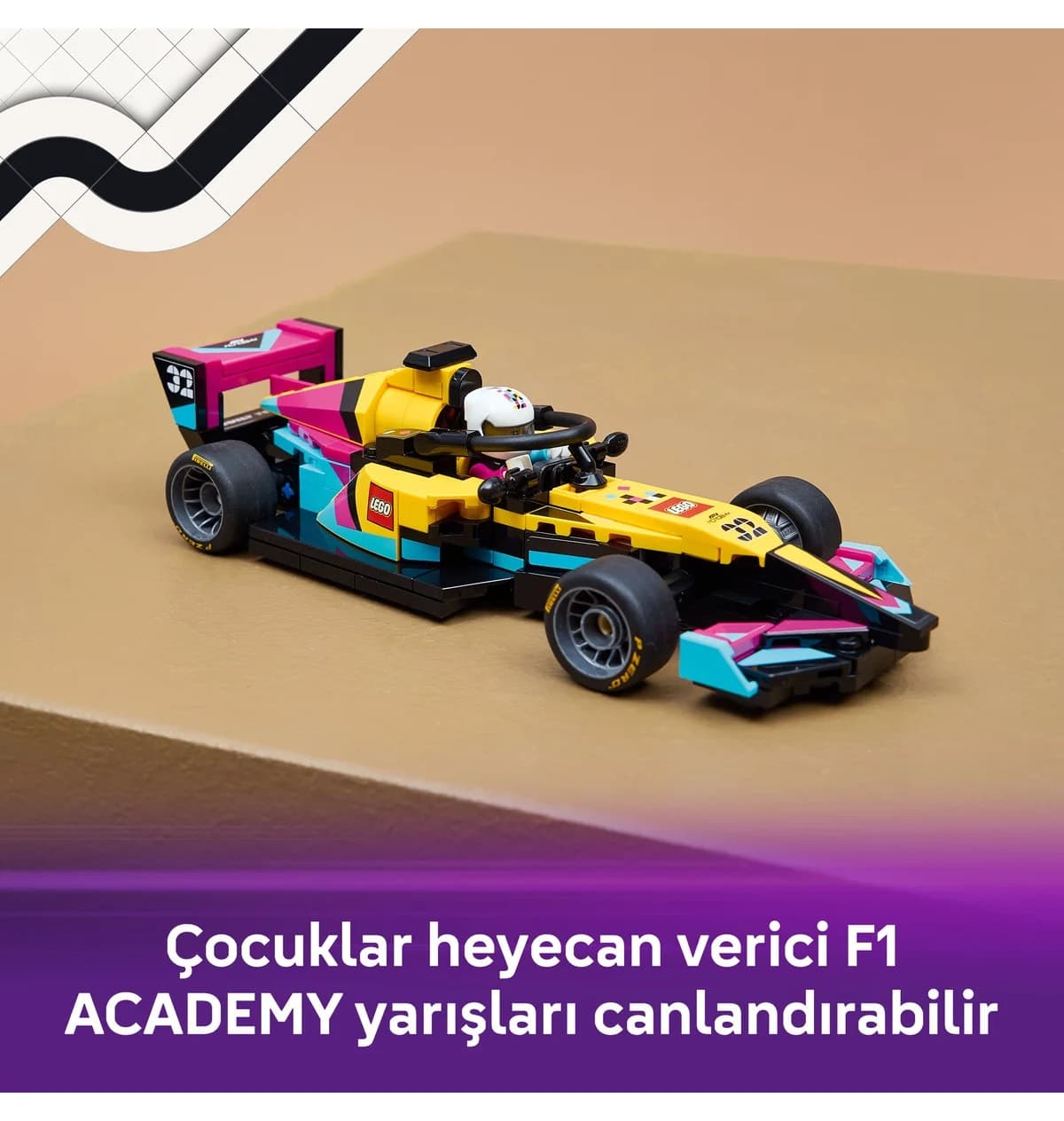 لگو Speed Champions F1 ACADEMY ماشین مسابقه مدل 77258 لگو Speed Champions F1 ACADEMY ماشین مسابقه مدل 77258