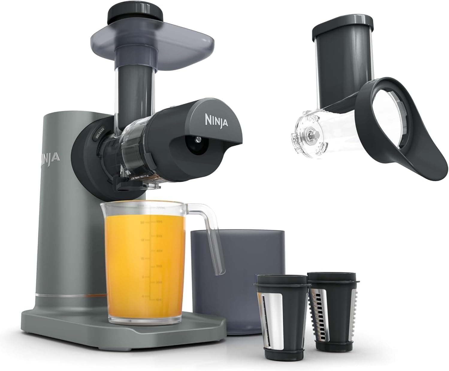 آبمیوهگیری سرد NINJA 3-in-1 با تیغه اسلایس و خردکن مدل JC152UK آبمیوهگیری سرد NINJA 3-in-1 با تیغه اسلایس و خردکن مدل JC152UK