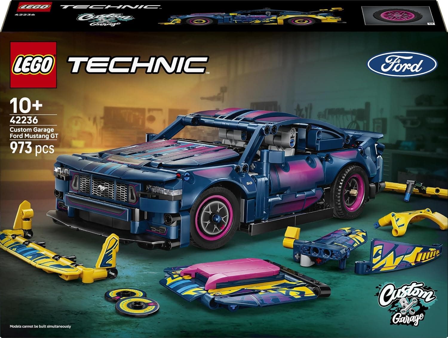 لگو Technic Ford Mustang GT ماشین مودیفای مدل 42236 لگو Technic Ford Mustang GT ماشین مودیفای مدل 42236