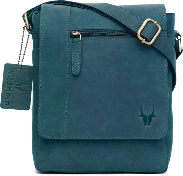 کیف دوشی مردانه چرمی WildHorn مدل LEATHER BAG کیف دوشی مردانه چرمی WildHorn مدل LEATHER BAG