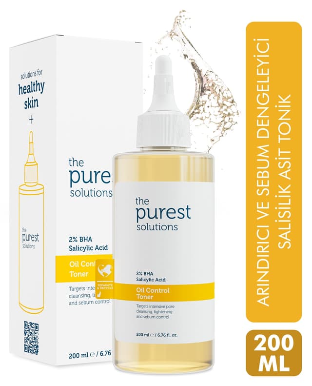 تونیک سالیسیلیک اسید برای پوستهای چرب و مختلط The Purest Solutions ضد جوش سرسیاه 200 ml تونیک سالیسیلیک اسید برای پوستهای چرب و مختلط The Purest Solutions ضد جوش سرسیاه 200 ml