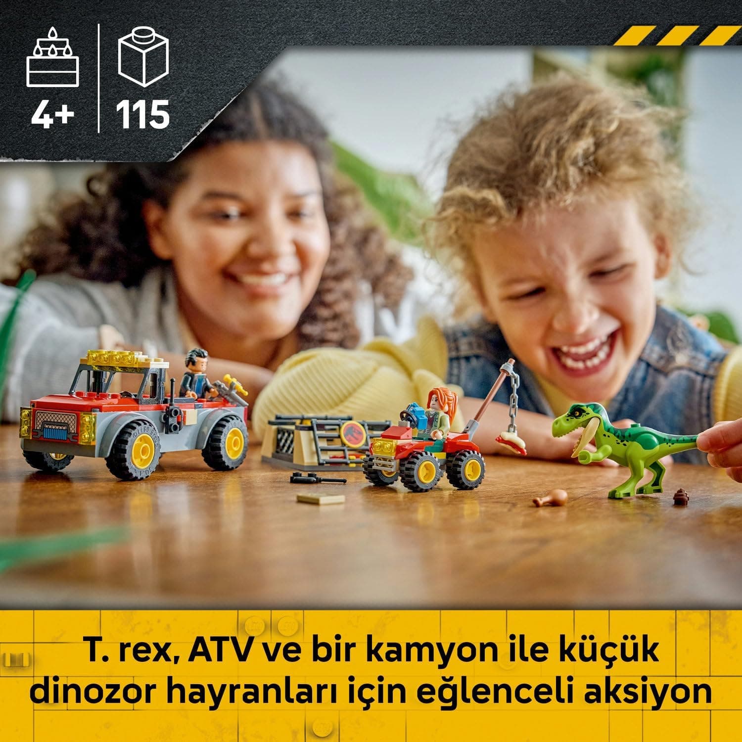 لگو Jurassic World کامیون حمل T. rex جوان مدل 77978 لگو Jurassic World کامیون حمل T. rex جوان مدل 77978