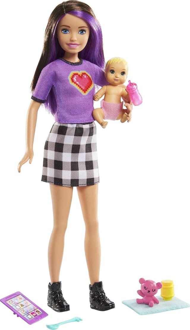 عروسک پرستار کودک Skipper Barbie مدل GRP11 عروسک پرستار کودک Skipper Barbie مدل GRP11