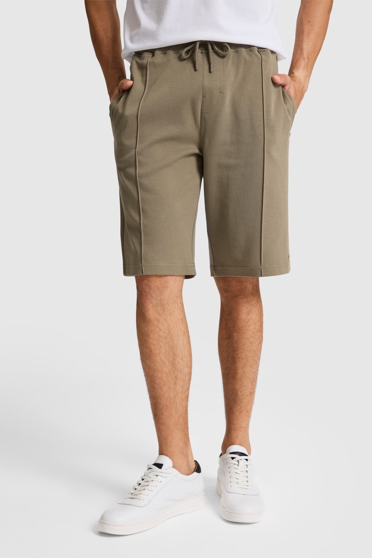 شورت مردانه U.S. Polo Assn. بافت خاکی مدل 50327203-VR027 شورت مردانه U.S. Polo Assn. بافت خاکی مدل 50327203-VR027