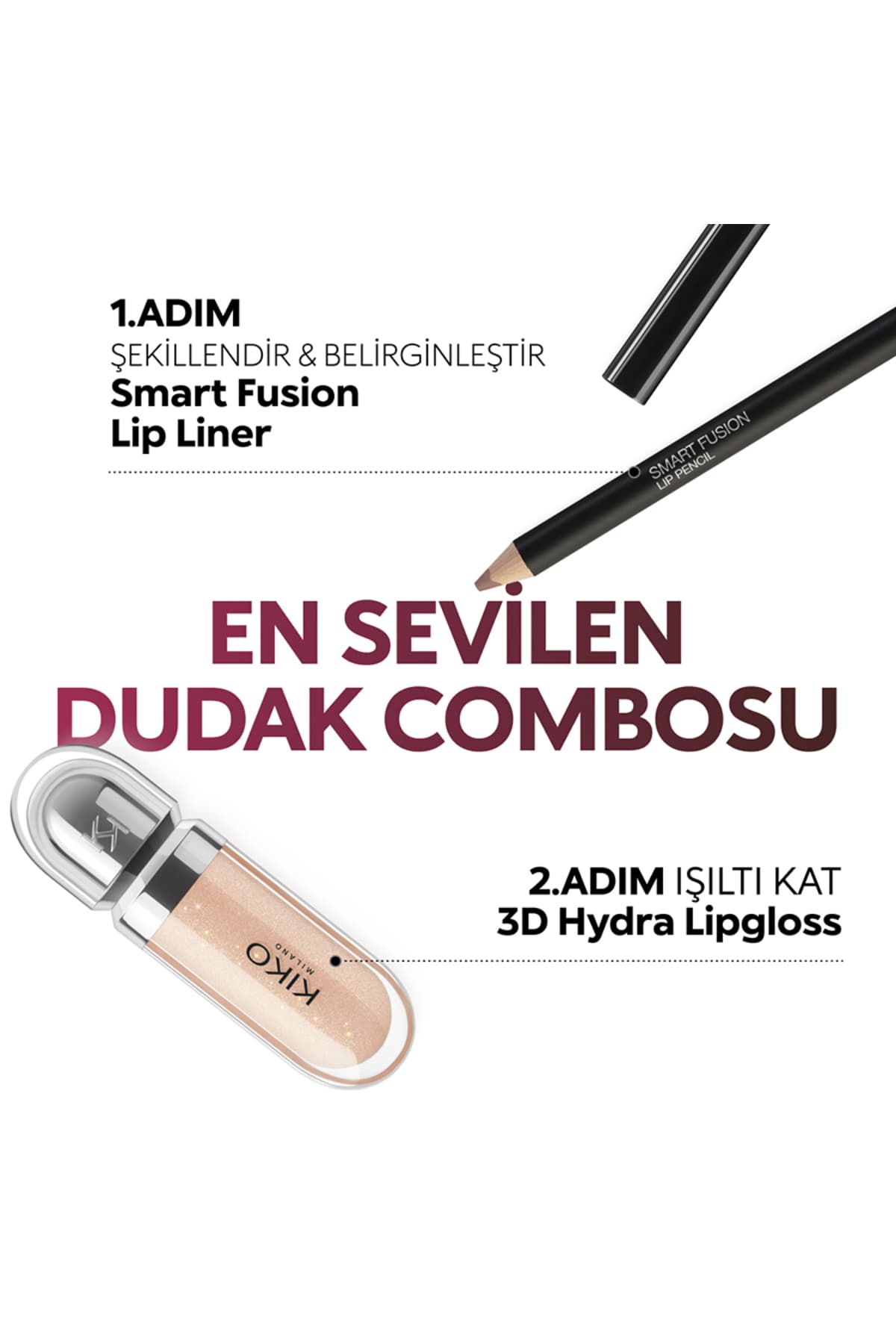 مداد لب KIKO رنگ 33 Light Rosy Brown مداد لب KIKO رنگ 33 Light Rosy Brown