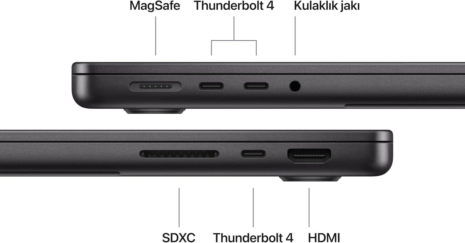 لپتاپ Apple MacBook Pro با چیپ M5، 16GB، 1TB SSD، فضای سیاه لپتاپ Apple MacBook Pro با چیپ M5، 16GB، 1TB SSD، فضای سیاه