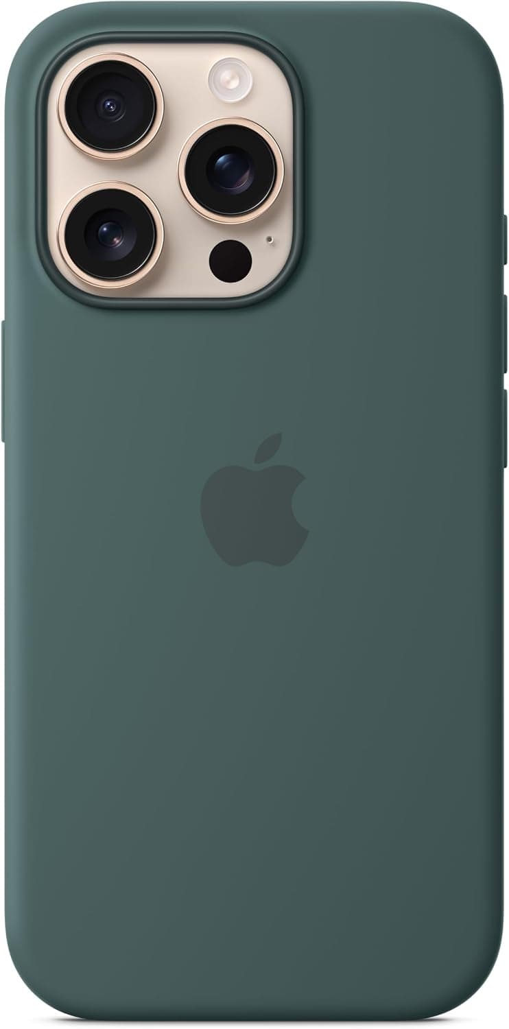 قاب سیلیکونی Apple با MagSafe مشکی مدل iPhone 16 Pro قاب سیلیکونی Apple با MagSafe مشکی مدل iPhone 16 Pro