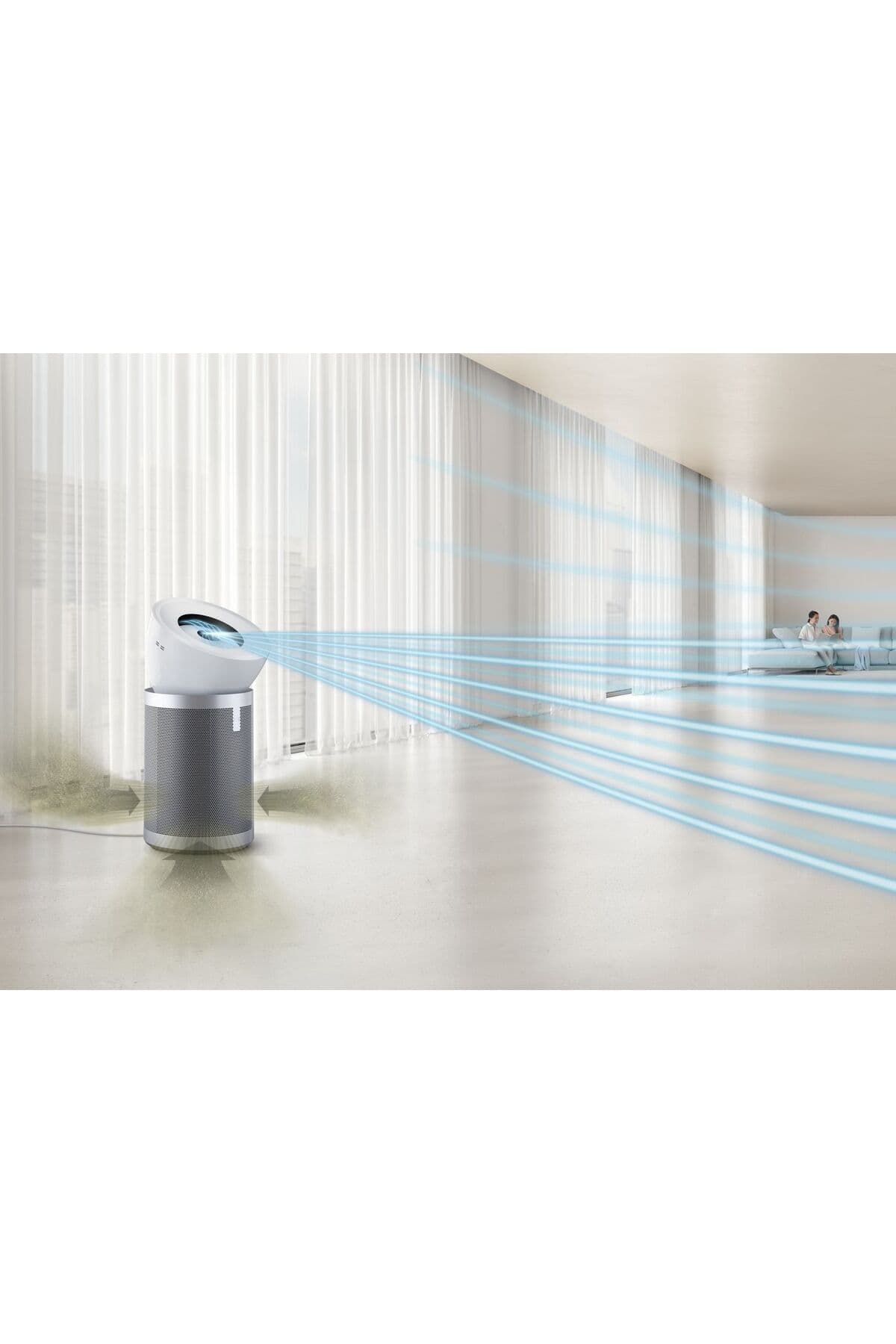 دستگاه تصفیه هوا DYSON Big+Quiet سفید/نقرهای براق مدل BP02 دستگاه تصفیه هوا DYSON Big+Quiet سفید/نقرهای براق مدل BP02