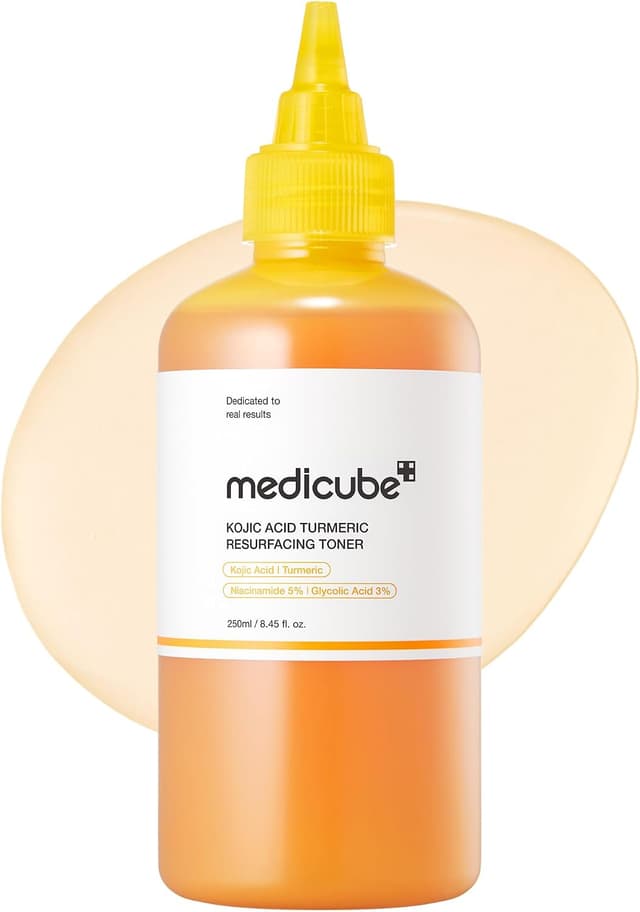 تونر صافکننده صورت و بدن medicube با کوجیک اسید و زردچوبه 8.45 fl.oz تونر صافکننده صورت و بدن medicube با کوجیک اسید و زردچوبه 8.45 fl.oz