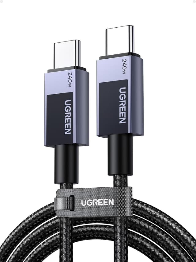 کابل USB C شارژ سریع UGREEN 240W 2M برای لپتاپ تبلت گوشی کابل USB C شارژ سریع UGREEN 240W 2M برای لپتاپ تبلت گوشی