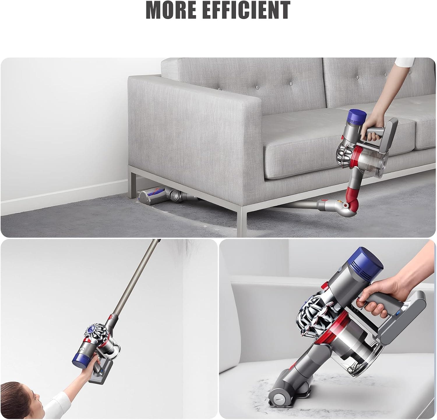 باتری جایگزین Vunzo با ظرفیت 8000 mAh مناسب جاروبرقی Dyson V8 باتری جایگزین Vunzo با ظرفیت 8000 mAh مناسب جاروبرقی Dyson V8