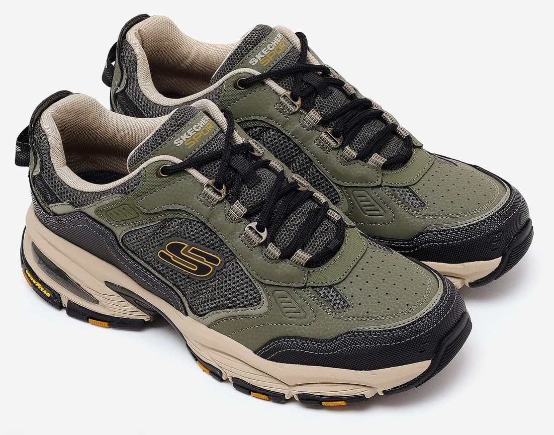کفش مردانه Skechers VIGOR 3.0 خاکی اوتدور مدل 237145 OLBK کفش مردانه Skechers VIGOR 3.0 خاکی اوتدور مدل 237145 OLBK