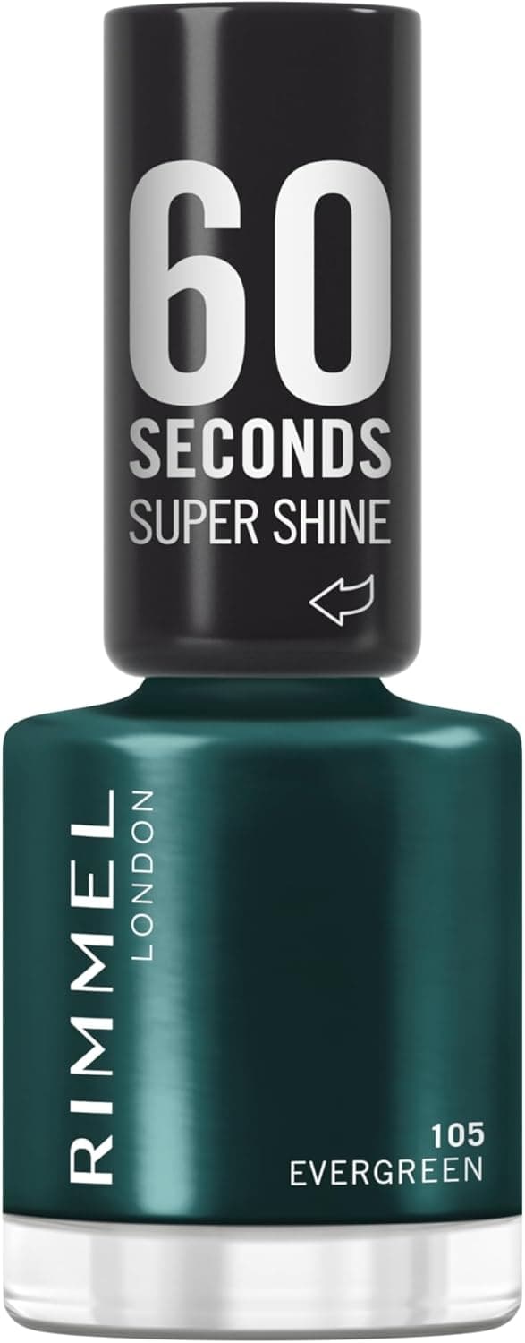 لاک ناخن Rimmel 60 Seconds Super Shine مدل 105 سبز همیشهسبز 8ml لاک ناخن Rimmel 60 Seconds Super Shine مدل 105 سبز همیشهسبز 8ml