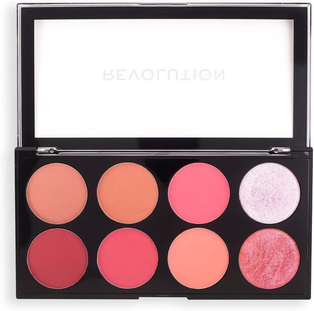 پالت رژگونه Makeup Revolution Ultra Blush رنگ Sugar & Spice چندرنگ صورتی پالت رژگونه Makeup Revolution Ultra Blush رنگ Sugar & Spice چندرنگ صورتی
