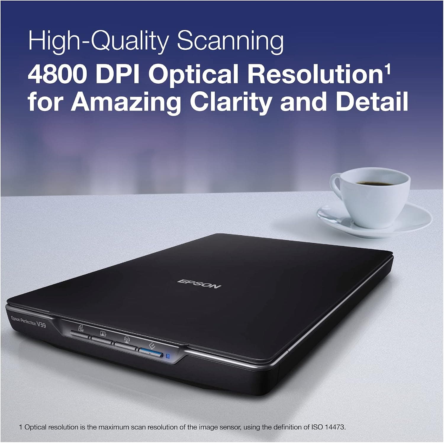 اسکنر Epson عکس و سند وضوح نوری 4800 Scan-to-Cloud مدل Perfection V39 مشکی اسکنر Epson عکس و سند وضوح نوری 4800 Scan-to-Cloud مدل Perfection V39 مشکی
