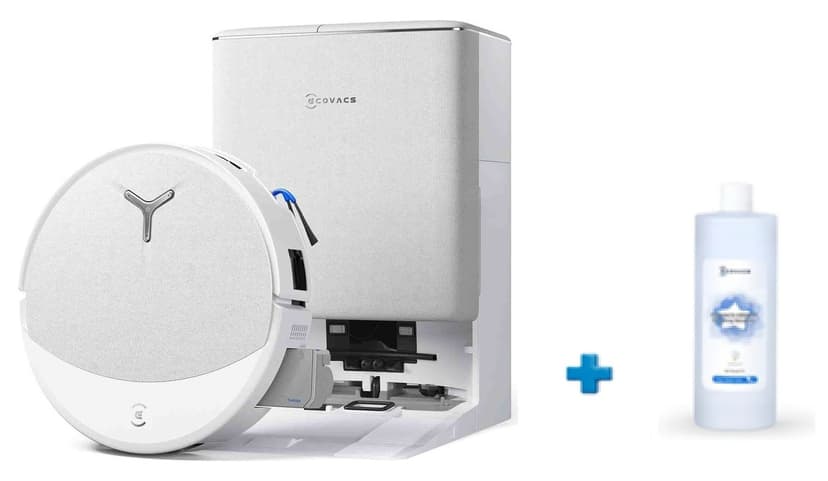 ربات جاروبرقی Ecovacs همراه با 1 Lt محلول مدل Deebot T90 Pro Omni ربات جاروبرقی Ecovacs همراه با 1 Lt محلول مدل Deebot T90 Pro Omni