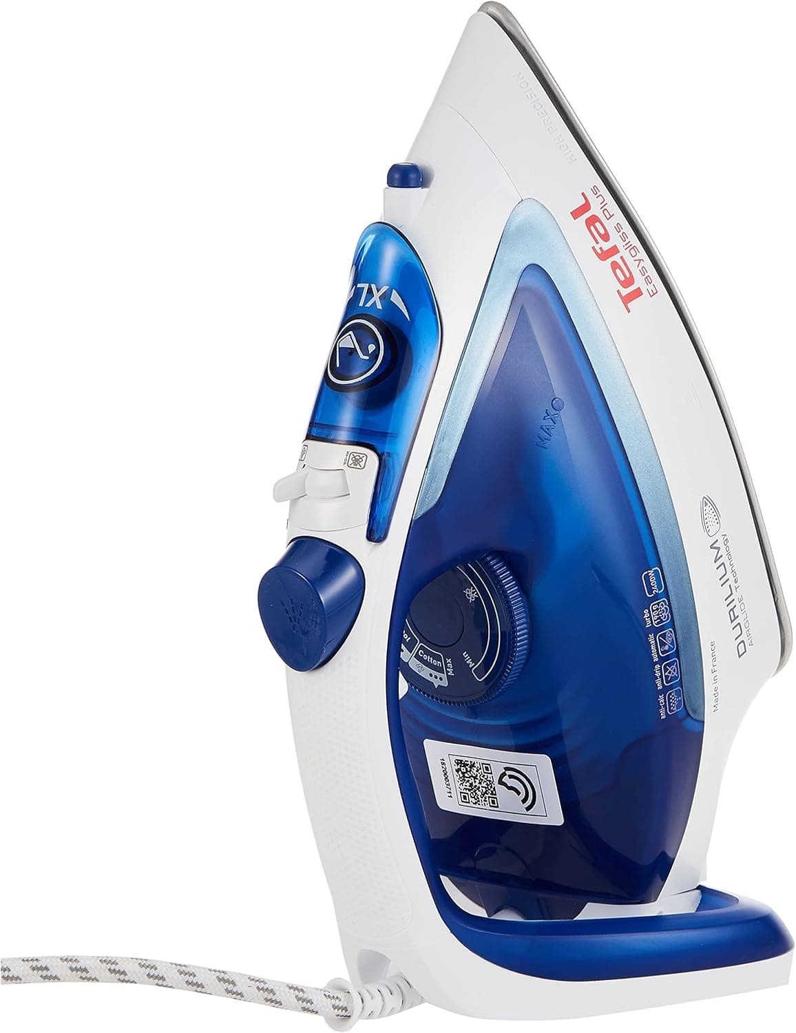 اتو بخار Tefal Easygliss 2400 وات 270 میلیلیتر آبی سفید مدل FV5715M0 اتو بخار Tefal Easygliss 2400 وات 270 میلیلیتر آبی سفید مدل FV5715M0