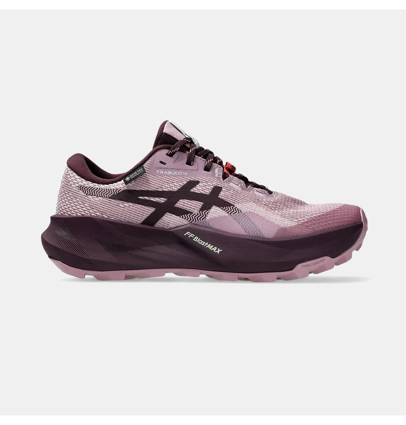 کفش زنانه Asics دویدن در فضای باز TRABUCO 14 GTX مشکی/بنفش مدل 1012B936-500 کفش زنانه Asics دویدن در فضای باز TRABUCO 14 GTX مشکی/بنفش مدل 1012B936-500