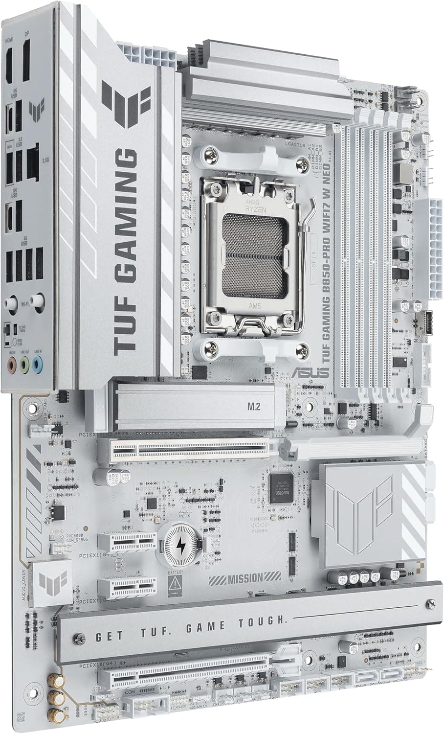 مادربرد ASUS TUF Gaming B850-PRO WIFI7 W NEO سوکت AM5 DDR5 مدل 90MB1NW0-M0EAY0 مادربرد ASUS TUF Gaming B850-PRO WIFI7 W NEO سوکت AM5 DDR5 مدل 90MB1NW0-M0EAY0