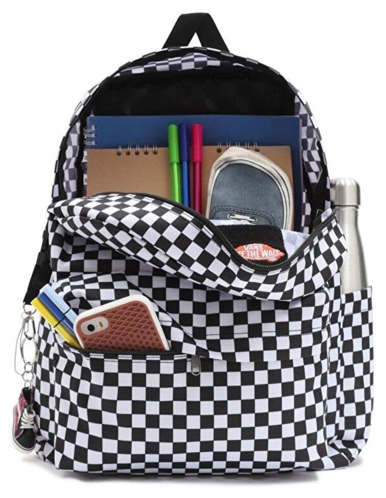 کولهپشتی زنانه Vans طرح چهارخانه Old Skool مدل Vn0a5khry281 کولهپشتی زنانه Vans طرح چهارخانه Old Skool مدل Vn0a5khry281