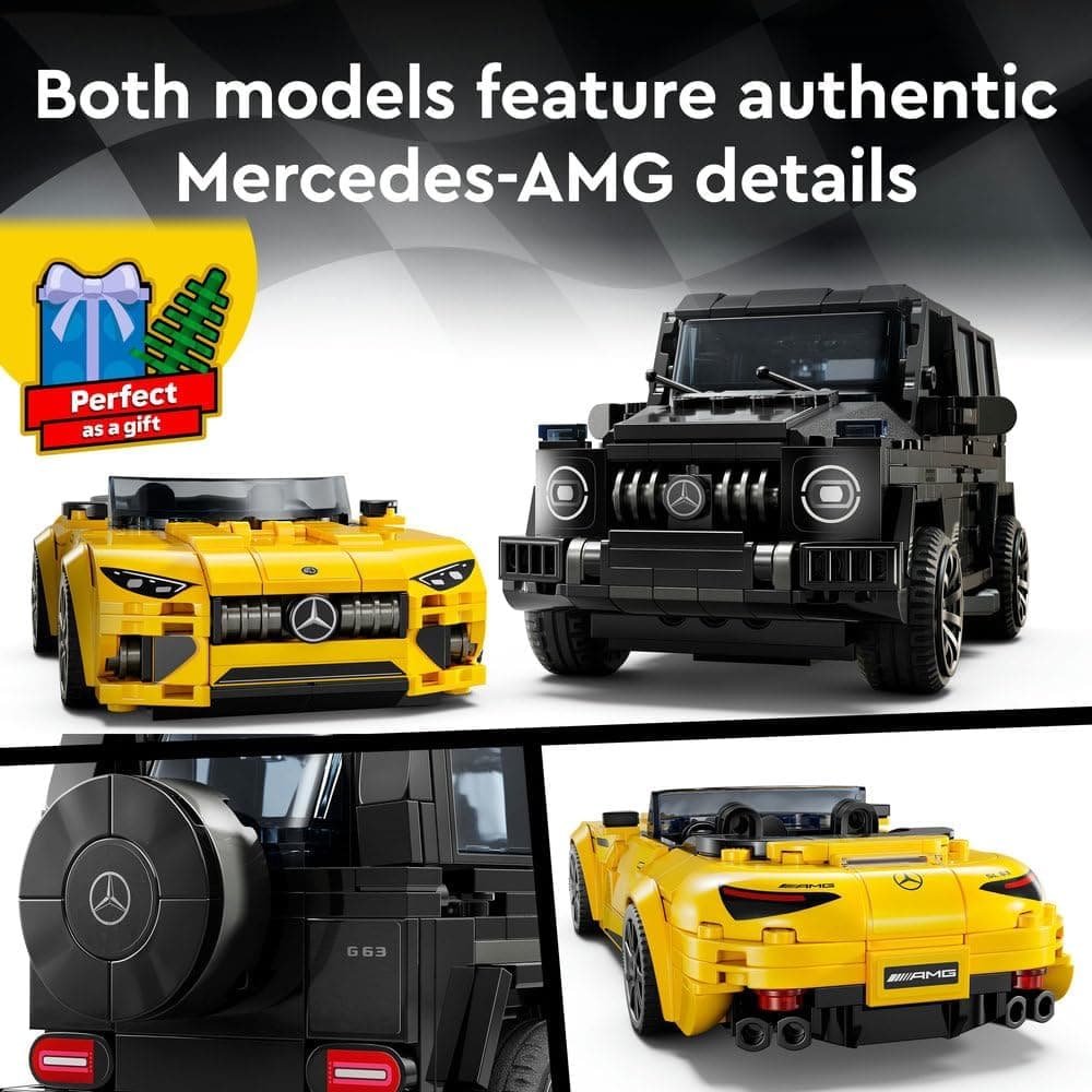 لگو Speed Champions Mercedes-AMG G 63 و Mercedes-AMG SL 63 مدل 76924 لگو Speed Champions Mercedes-AMG G 63 و Mercedes-AMG SL 63 مدل 76924