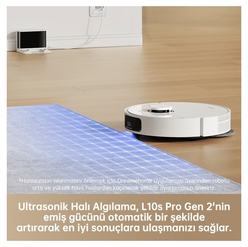 جاروبرقی رباتیک Dreame سفید با قدرت مکش 7.000PA مدل L10s Pro Gen 2 جاروبرقی رباتیک Dreame سفید با قدرت مکش 7.000PA مدل L10s Pro Gen 2