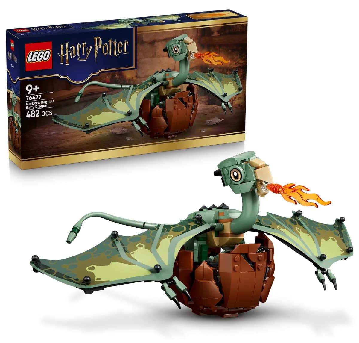 لگو Harry Potter نوربرت بچه اژدهای Hagrid مدل 76477 لگو Harry Potter نوربرت بچه اژدهای Hagrid مدل 76477
