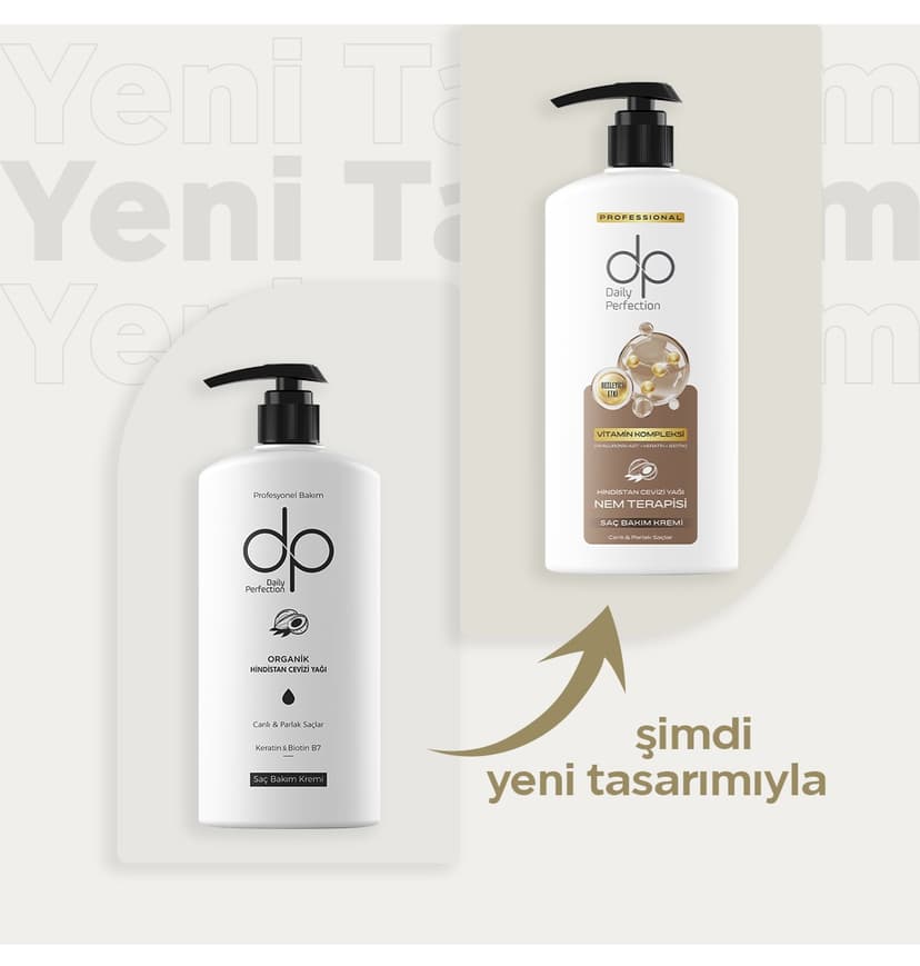 کرم مراقبت از مو dp Daily Perfection با روغن نارگیل ارگانیک 500 ml کرم مراقبت از مو dp Daily Perfection با روغن نارگیل ارگانیک 500 ml