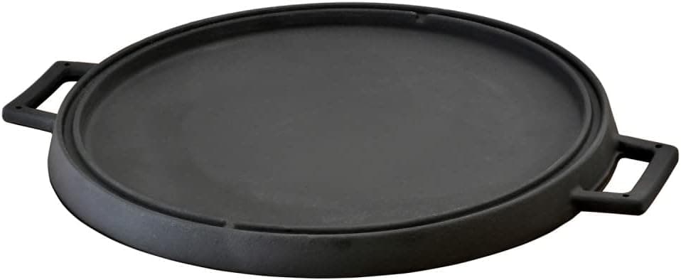 تابه گریل گرد LAVA چدنی دوطرفه یکپارچه دو دسته قطر 34cm تابه گریل گرد LAVA چدنی دوطرفه یکپارچه دو دسته قطر 34cm