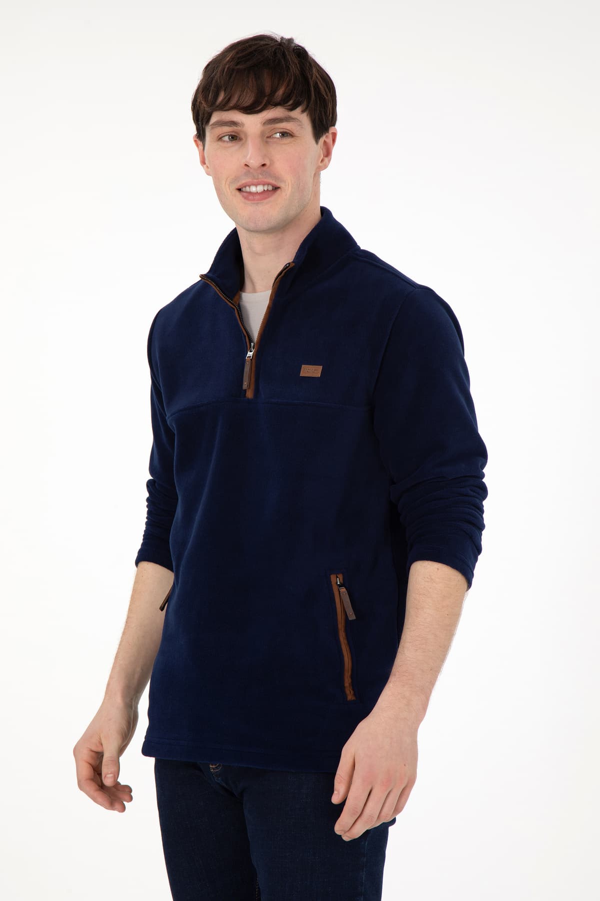 سوئیشرت مردانه U.S. Polo Assn. سرمهای مدل 50290609-VR033 سوئیشرت مردانه U.S. Polo Assn. سرمهای مدل 50290609-VR033